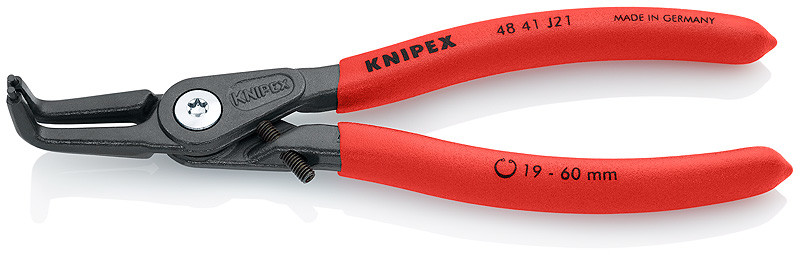 Knipex szczypce do pierścieni Segera wewnętrzne, kątowe 90, zakres 8-13mm, [48 21 J01]
