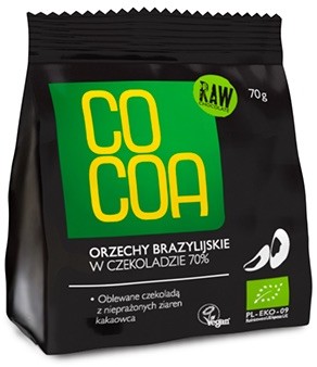 OCTO Chocolate Orzechy brazylijskie w ciemnej czekoladzie 70% 70g