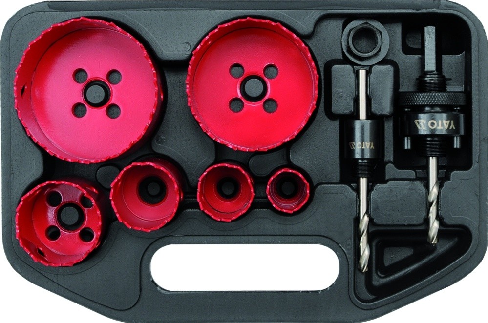 YATO Otwornice dla elektryków, kpl. 8 szt. YT-3380