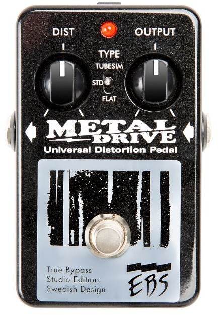 EBS ebsmtse metalową Rive Studio Edition, uniwersalny Distortion, 3 Sound Modes MetalDrive SE