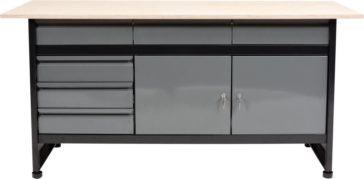 VOREL Biurko stół szafka warsztatowa na narzędzia 1700 x 600mm 58456