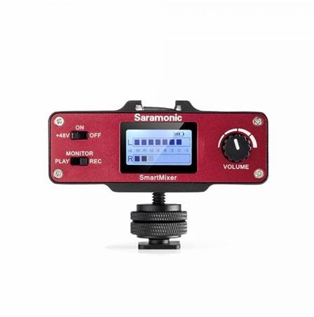 Saramonic Adapter audio SmartMixer do smartphonów z uchwytem i mikrofonami 70308