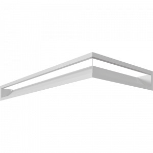Kratki.pl LUFT SF narożny lewy biały 80x40x9 LUFT/NL/9/8040/45S/B/SF