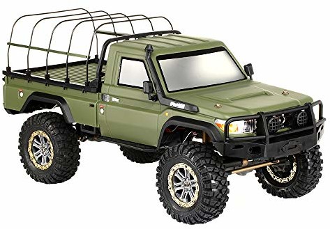 Amewi 22461 RC Scale Crawler AMXRock RCX10PS Pick-Up 1:10, RTR wojskowa zieleń 22461