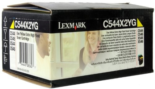 Lexmark C544 X 2YG C544, X544 toner nabój   stron, żółty C544X2YG