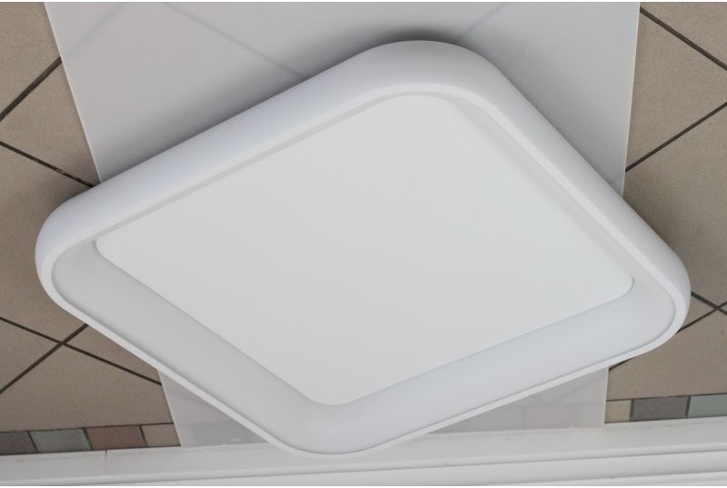 Light&More LM P ARCA 50W WH PLAFON NOWOCZESNA LAMPA SUFITOWA NATYNKOWA LED 50W 3000K 63X63cm BIAŁY LM P ARCA 50W WH
