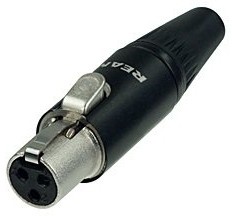 Rean Neutrik RT3FC-B wtyk mini XLR