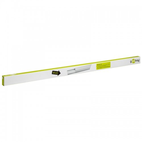 goobay Listwa aluminiowa, osłona 1,1mx33mm Goobay Biała AKMKLA33MMB