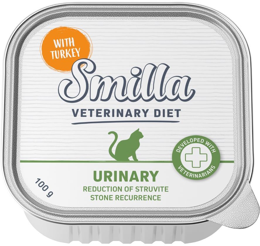 Smilla Veterinary Diet Urinary, indyk - 24 x 100 g | Wyprzedaż 48h | -5% na pierwsze zamówienie| Dostawa i zwrot GRATIS od 99 zł