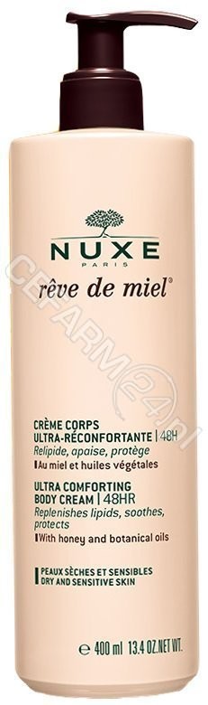 Nuxe Reve de Miel ultrakomfortowy balsam do ciała 400 ml nowa formuła