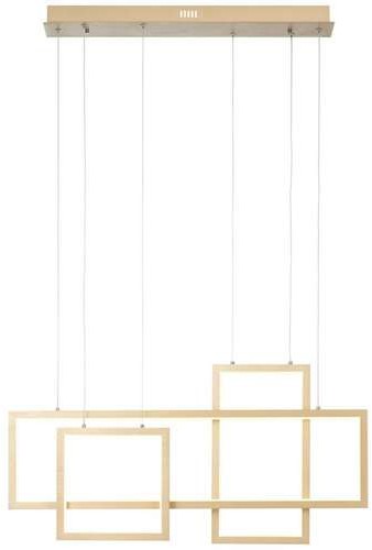 Brilliant Gwyn G99196/54 lampa wisząca zwis 1x60W Led złota