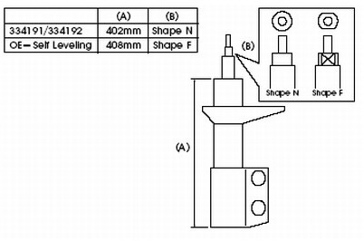 KYB Amortyzator 334191