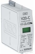 OBO Wkładka ogranicznika przepięć typu 2 (klasy C) 20kA 5099609 BETTERMANN V20-C/0-280