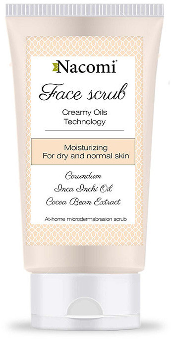 Nacomi Face Scrub, peeling do twarzy nawilżający, 85 ml
