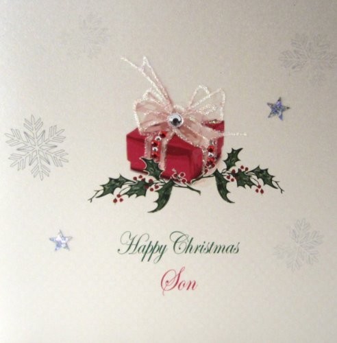 WHITE COTTON CARDS White Cotton Cards X138 kartki bożonarodzeniowe z motywem z napisem 