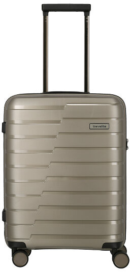 Travelite Air Base Walizka kabinowa na 4 kółkach 55 cm champagner