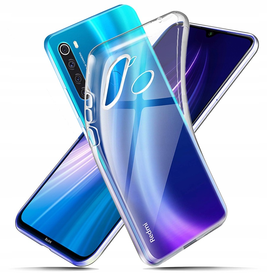 Etui Clear Case Do Redmi Note 8T + Szkło