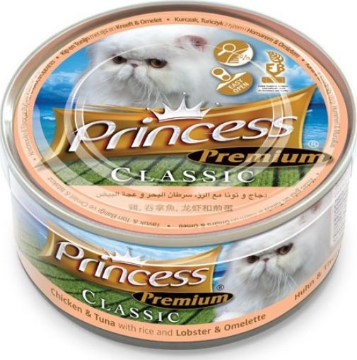 Princess KOT pusz 170g KURA TUNA HOMAR & OMELETTE VAT013066