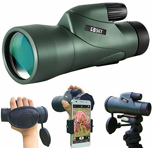 Gosky 12 x 55 High Definition monokularowa lornetka i szybki smartfon
