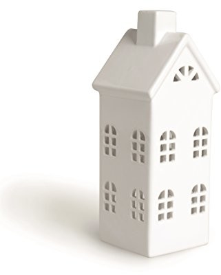 Excelsa domek dla ptaków latarnia, ceramiczny, biały, 8 x 8 x 23 cm 60365