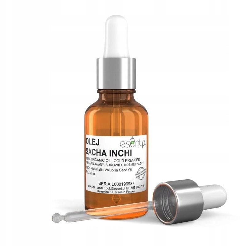 Olej Sacha Inchi 100% Organic Oil Zimnotł. 30ml