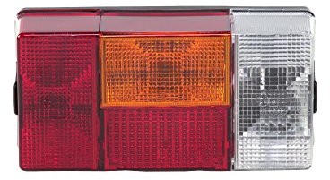 Hella Lampa tylna (koniec firmy Sony, upraw reflektor-, kółka z hamulcem, tryby migania-tylnych, świateł cofania do czytania), po lewej stronie, 2 VP 006 040  111 2VP 006 040-111