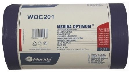 Merida Worki Na Śmieci 70 L Czarne 50 Sztuk