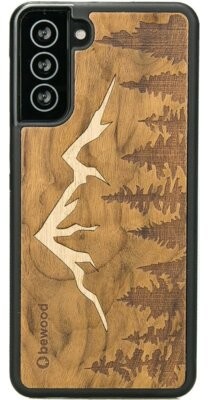 Bewood Etui Drewniane Góry Imbuia do Samsung Galaxy S21 |BWD07039