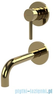 Omnires Y bateria umywalkowa podtynkowa złota Y1215NZL |