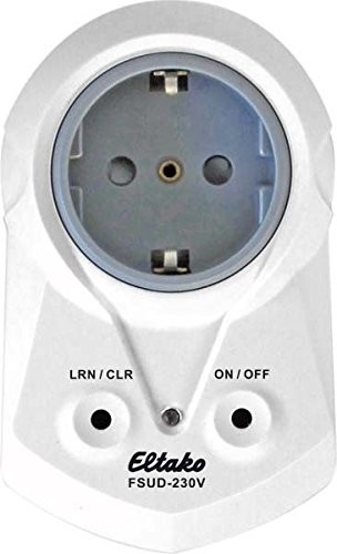 Eltako Funk wzbudnik uniwersalnym uchwytem ściemniacza, 1 sztuki, fsud gniazdek- V FSUD-230V