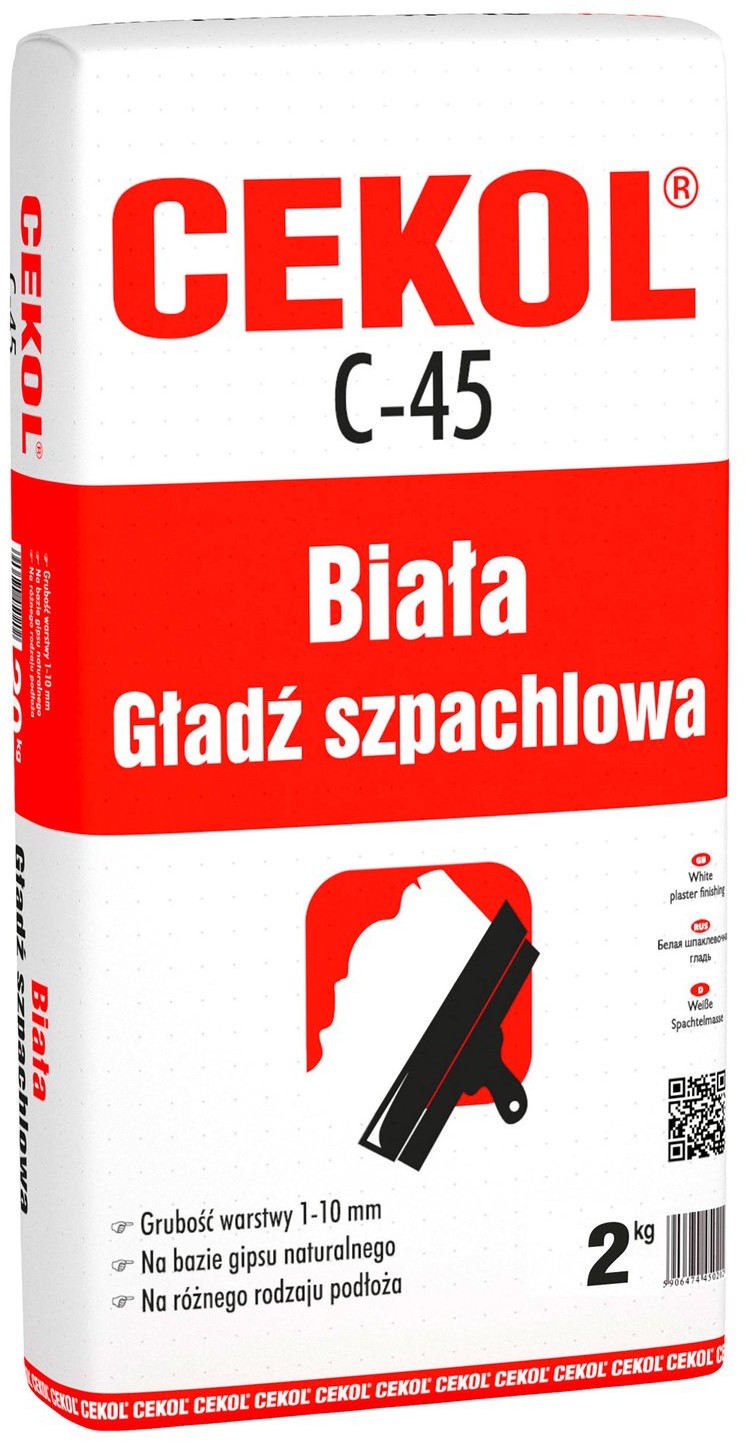 Cekol Gładź szpachlowa C-45 biała 2 kg