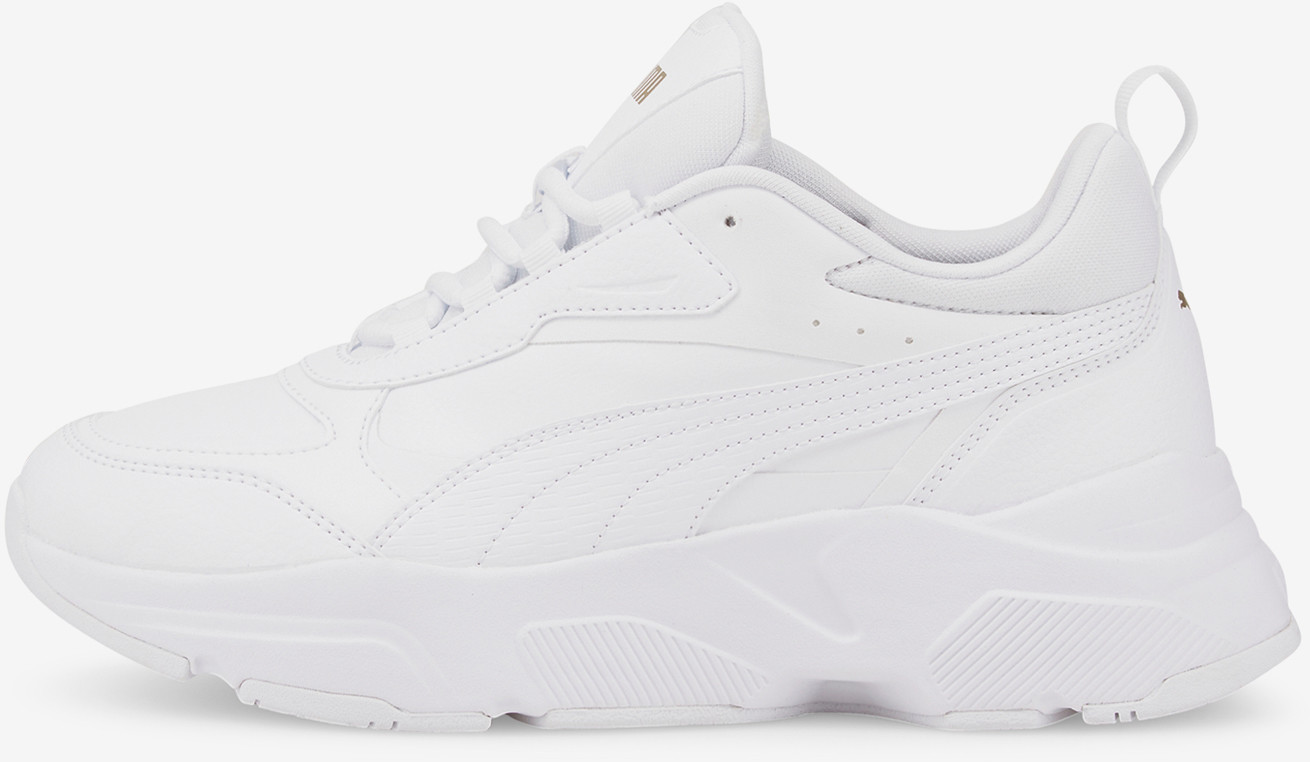 Puma Trampki damskie biały Cassia - 35 1/2 38527901_Puma White White Team Gold-35 1