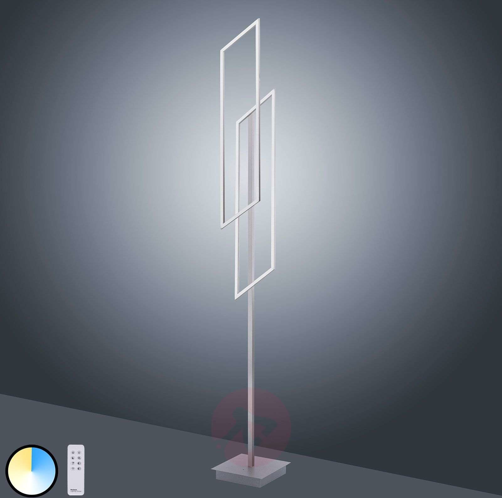 Paul Neuhaus Inigo lampa stojąca LED CCT, 2-pkt.