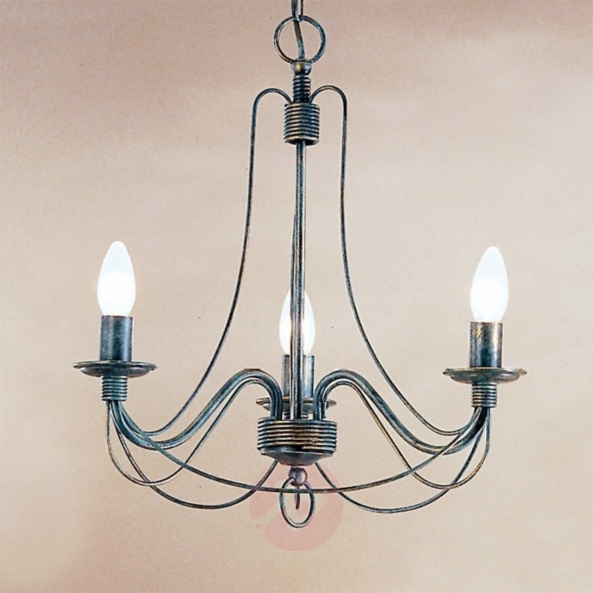 Orion 3-punktowa lampa wisząca CLARA w stylu dworkowym