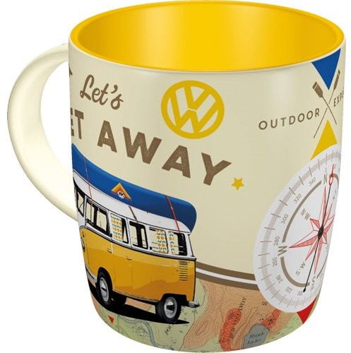Nostalgic-Art 43032 Volkswagen VW Bulli  Let's Get Away.Filiżanka, 43032