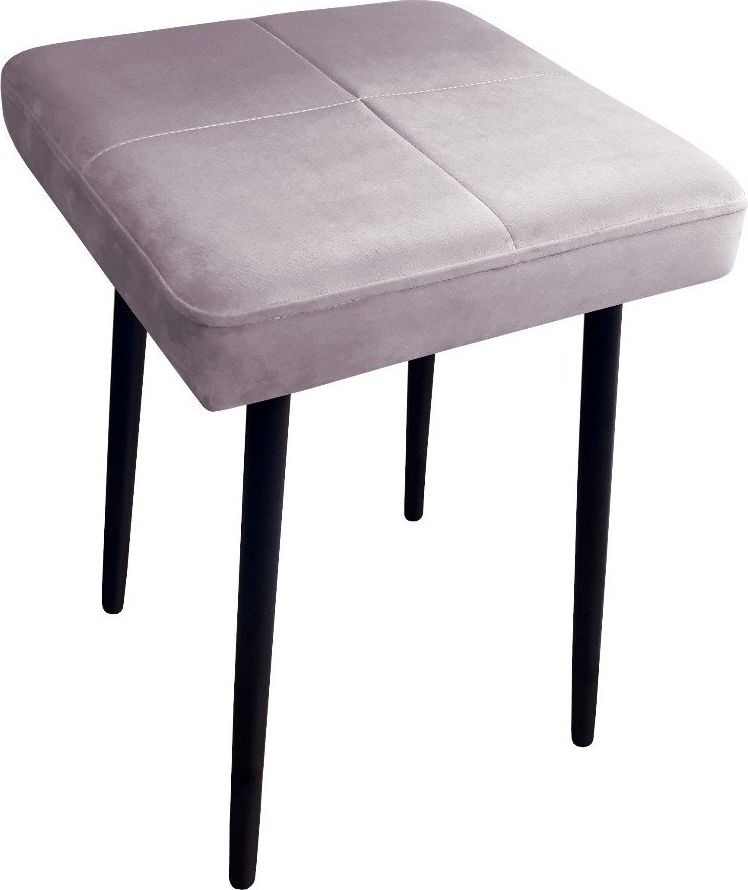Atos Taboret SQUARE MG VELVET jasno różowy AS-MAX-MG55-JASNY-ROZOWY