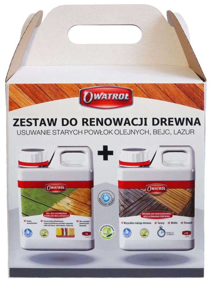 OWATROL Zestaw do renowacji drewna STAREGO OLEJU OWATROL