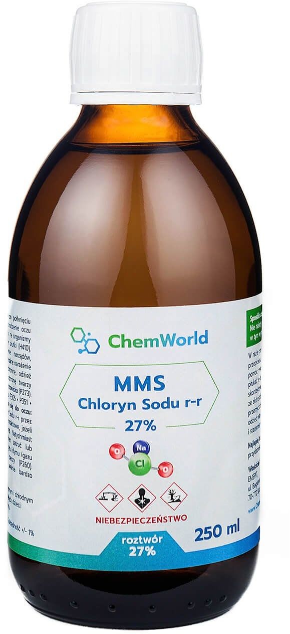 Chemworld MMS Roztwór 27% Chloryn Sodu 250 ml ChemWorld chw-002