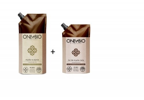 Bio Only Only Zestaw Mydło w płynie hipoalergiczne 500ml + Żel nawilżający do mycia ciała 250ml Gratis