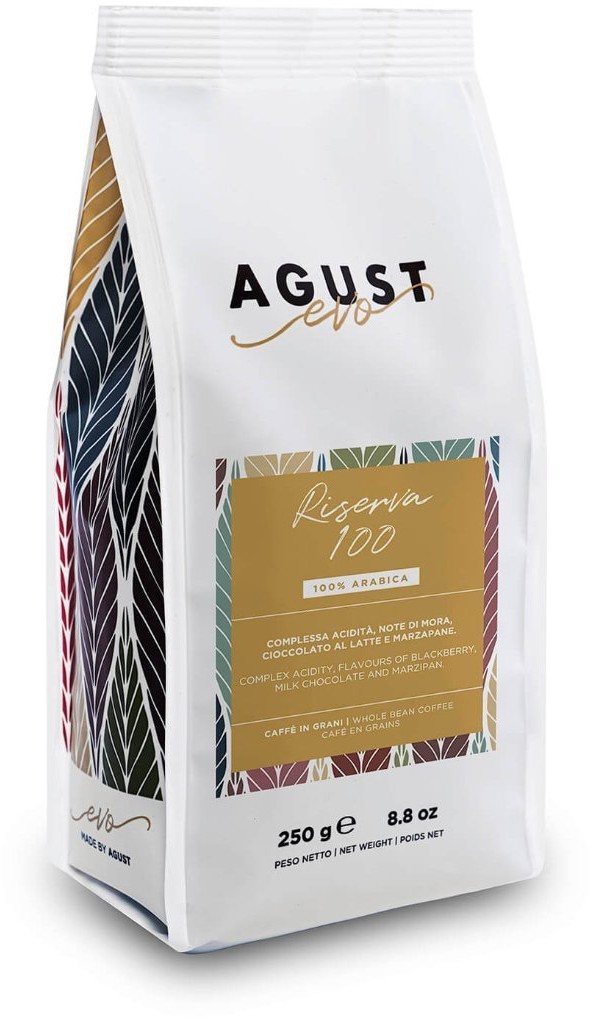 Agust kawa ziarnista Evo RISERVA 100% arabica 250g 11.32. AGER100%-0,25