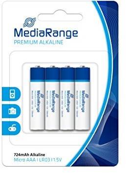 MediaRange MRBAT101 bateria Premium baterie alkaliczne (Micro, AAA, zestaw 4 szt.) 4260283111589