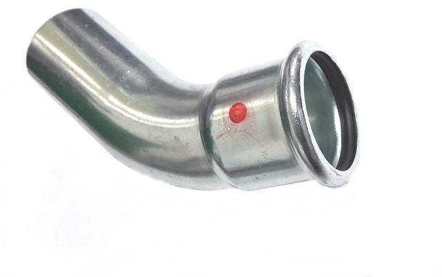Stal Węglowa SanhaTherm 35 łuk nyplowy 45st 501