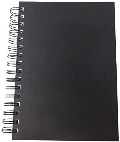 Clairefontaine Złota Line 140 G, A5, kolor kości słoniowej, spoiwo Portrait szkicownik, spirala, czarna 134256C