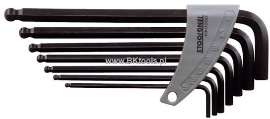 TENG TOOLS Zestaw kluczy trzpieniowych calowych 7szt 109550202