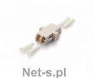 Equip LC FIBER OPTIC ADAPTER OM3 Standard adapter for panels and outlets,Suitable for multimode connection Phosphor bronze sleeve Snap-in or thread type Built with dust-f (156151007)