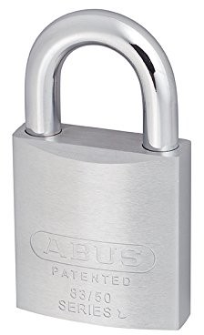 ABUS Mechanical 83/50 50 MM mosiądz chromowany kłódka