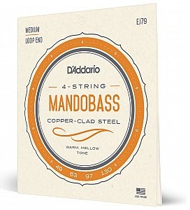 DAddario J79 Copper Struny Mandobass 49-130 EJ79