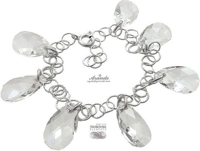 Swarovski Arande Elegancka Bransoletka SREBRO Crystal 4154465246