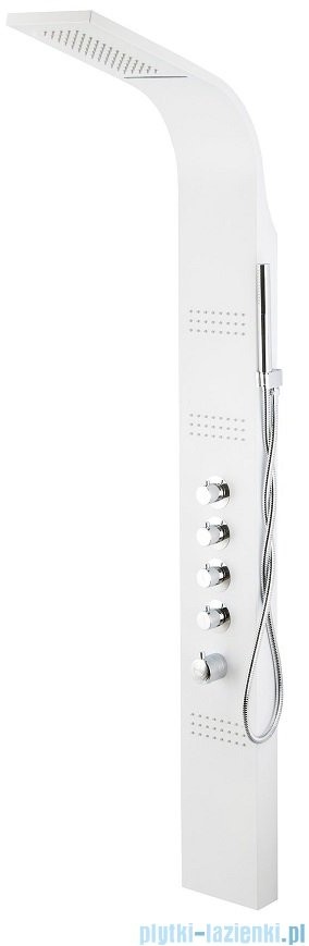 Corsan Kaskada panel prysznicowy z mieszaczem biały A-014AMBIALY |