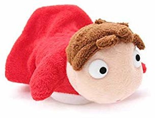 Studio Ghibli Sun Arrow Pluszowy Ghibli Ponyo na klifie - Ponyo, 18cm (ref. S-2467), wielokolorowy K-4081